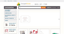 Desktop Screenshot of conceptocelular.com