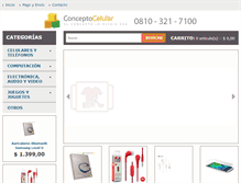 Tablet Screenshot of conceptocelular.com